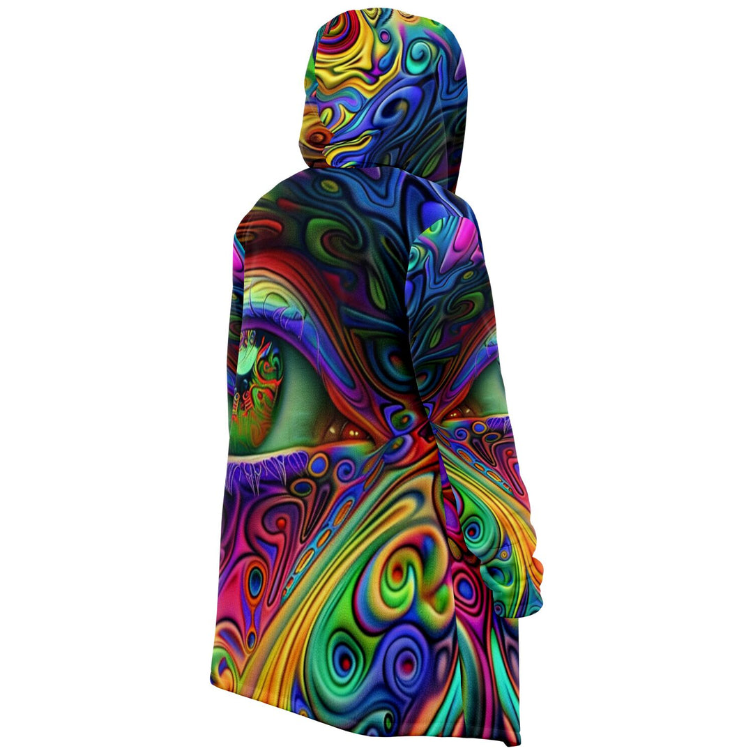 TRIPPY EYE Microfleece Cloak - AOP