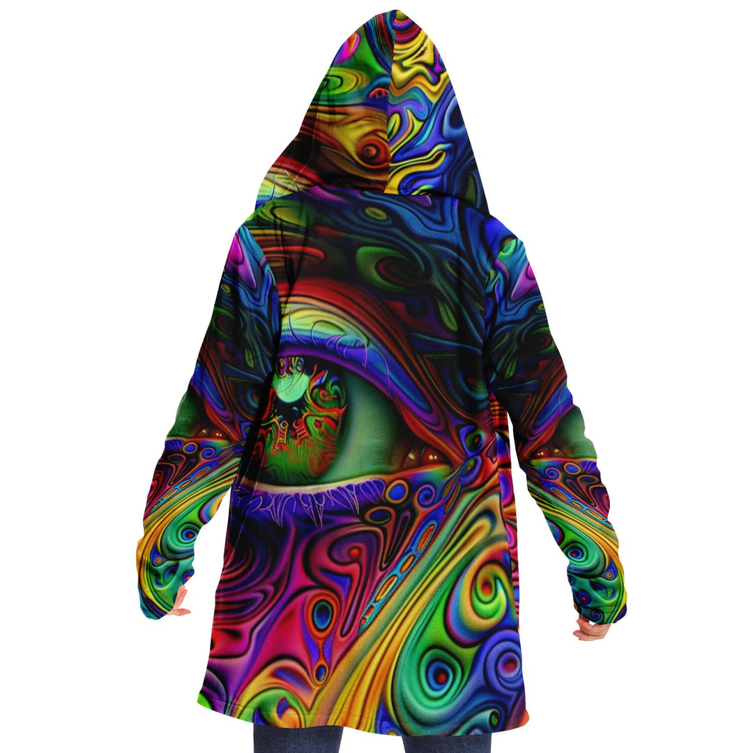 TRIPPY EYE Microfleece Cloak - AOP