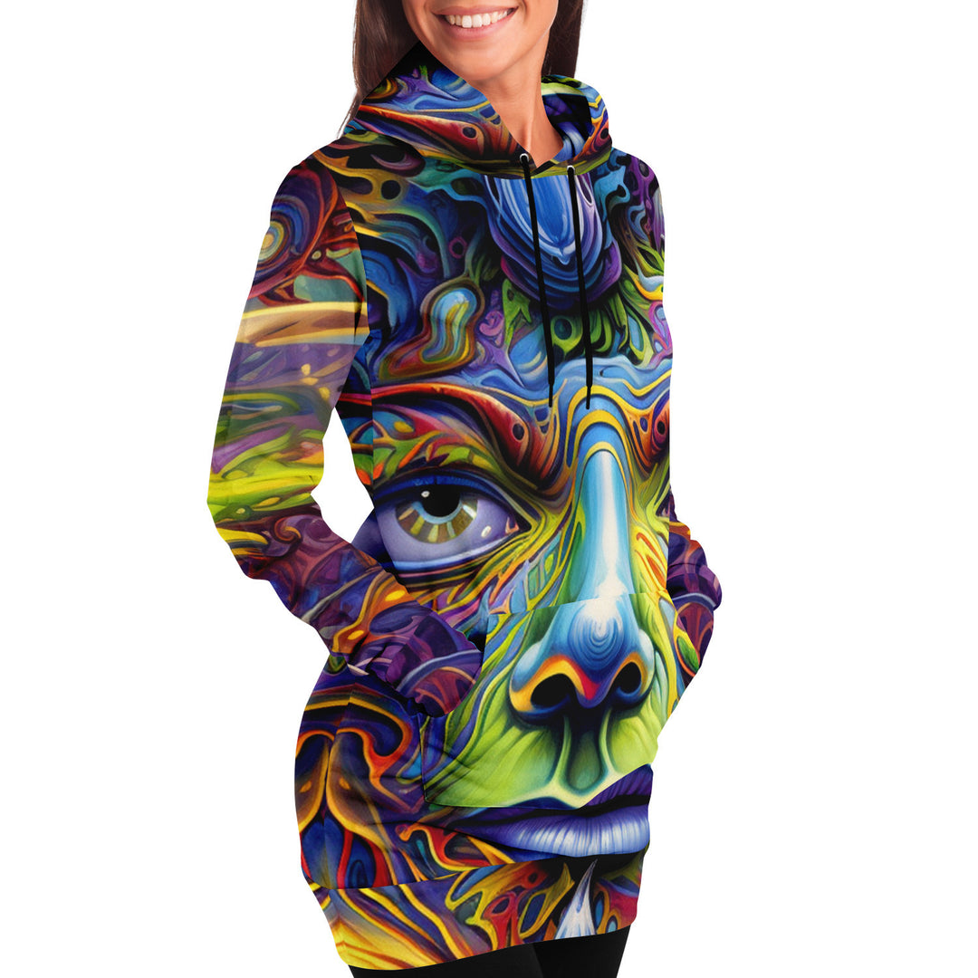 MYSTIC GIRL  Fashion Longline Hoodie