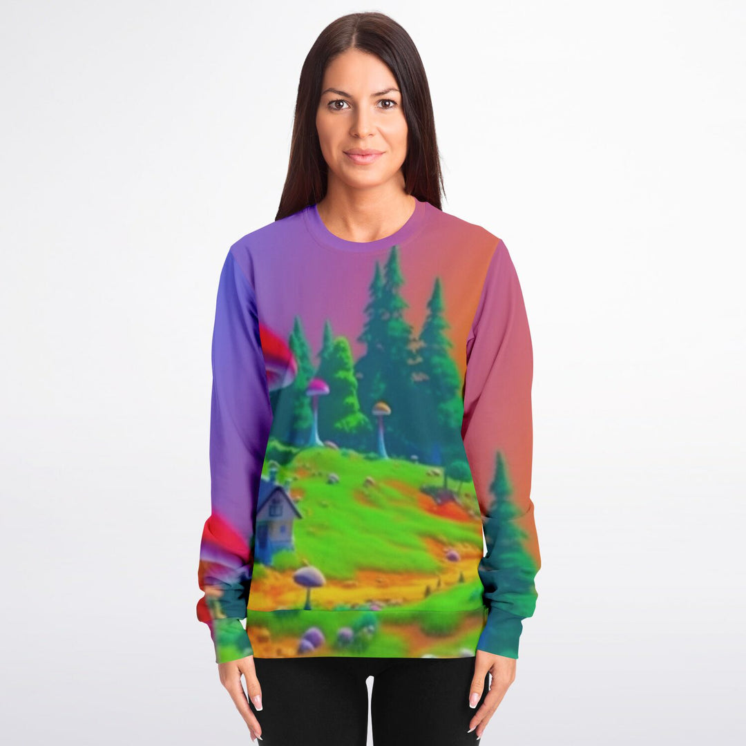 MUSHROOM HILL Fashion Sweatshirt - AOP