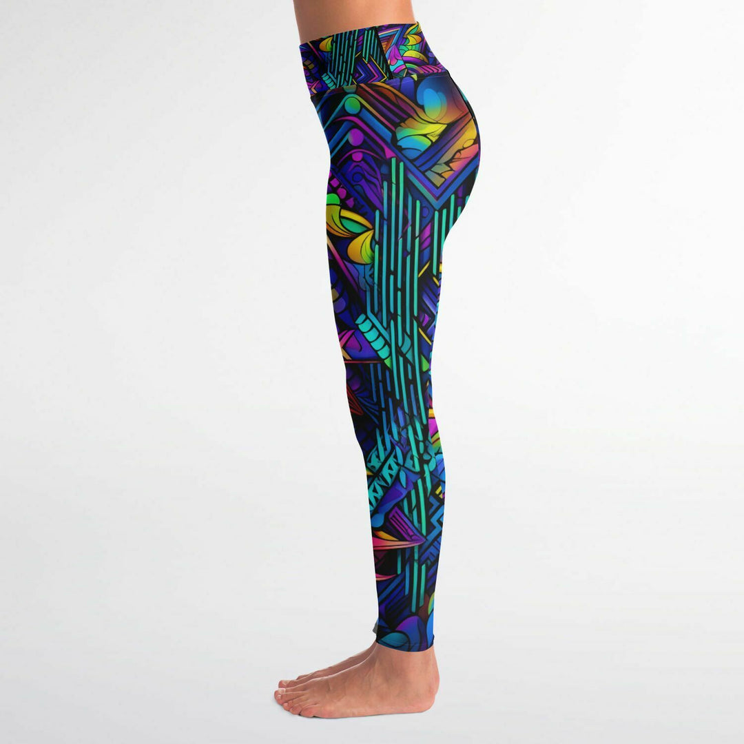 CYBER LINES Yoga Leggings