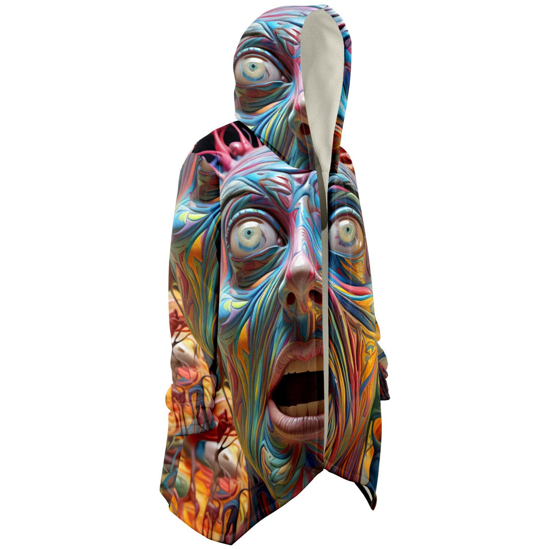 WOAH FACE Microfleece Cloak