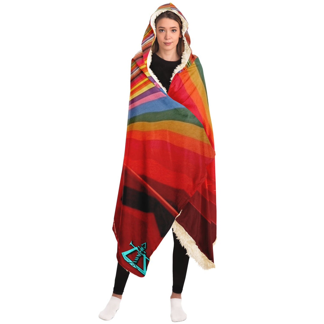 YOU LIVE HERE Hooded Blanket