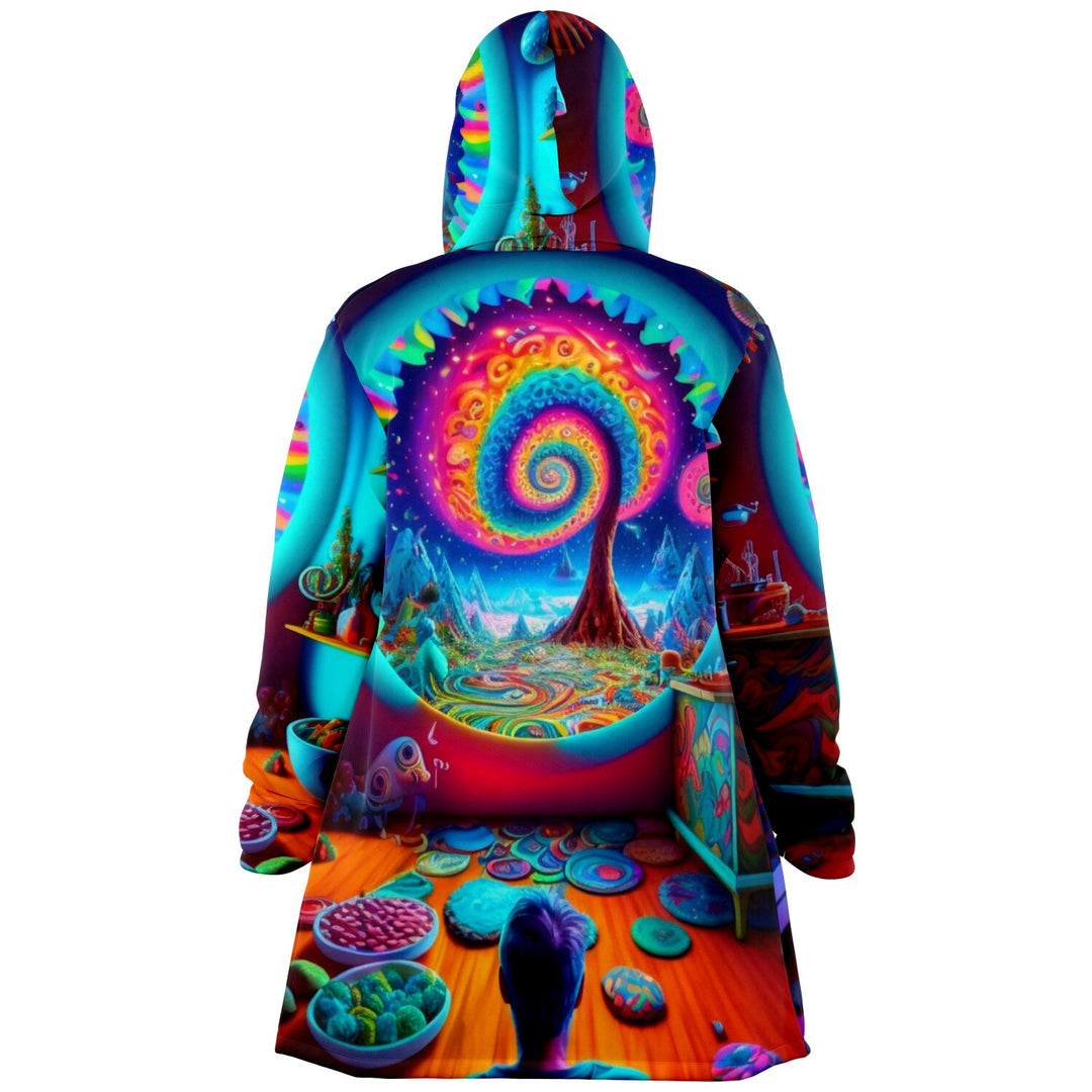 SWIRLY Microfleece Cloak