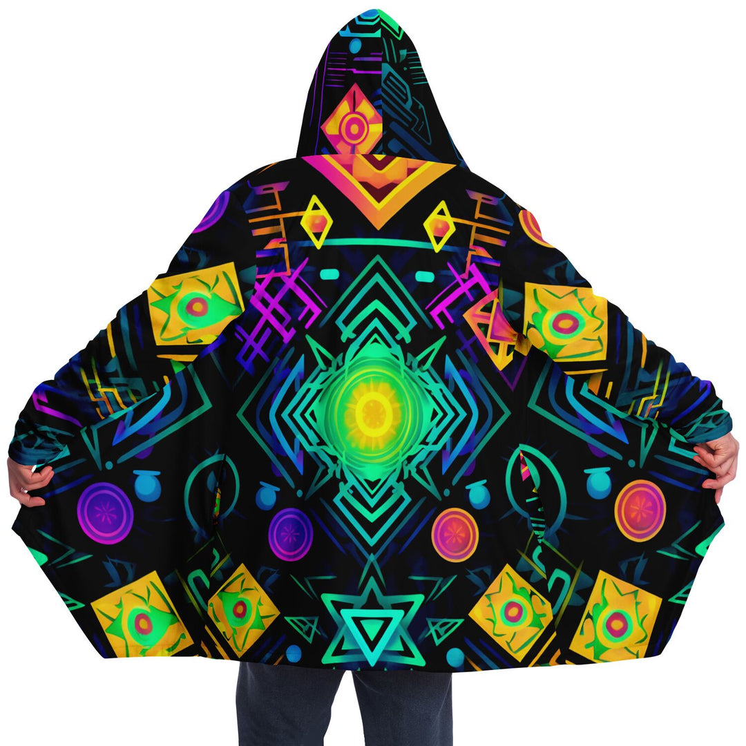 SHAPES AND COLORS Microfleece Cloak