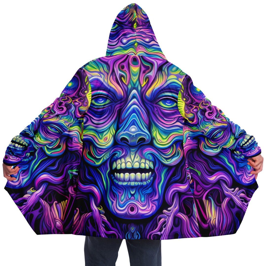 FACE OUT Microfleece Cloak