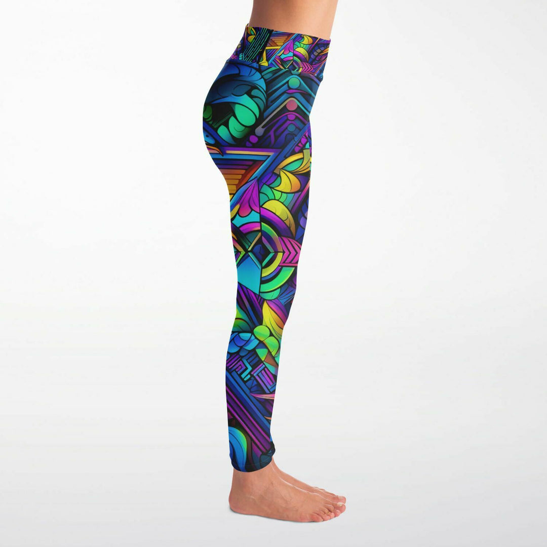 CYBER LINES Yoga Leggings