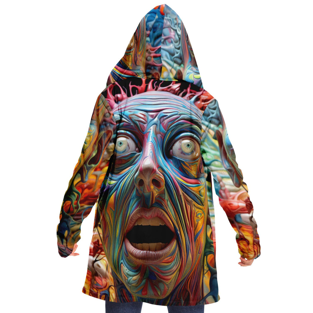 WOAH FACE Microfleece Cloak