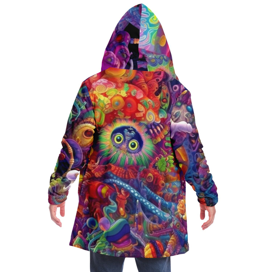 SPANGLISH Microfleece Cloak - AOP