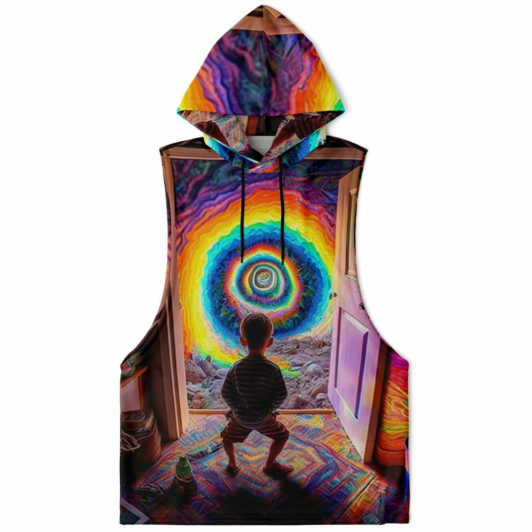 CHILDLIKE WONDER Fashion Drop Armhole Hoodie