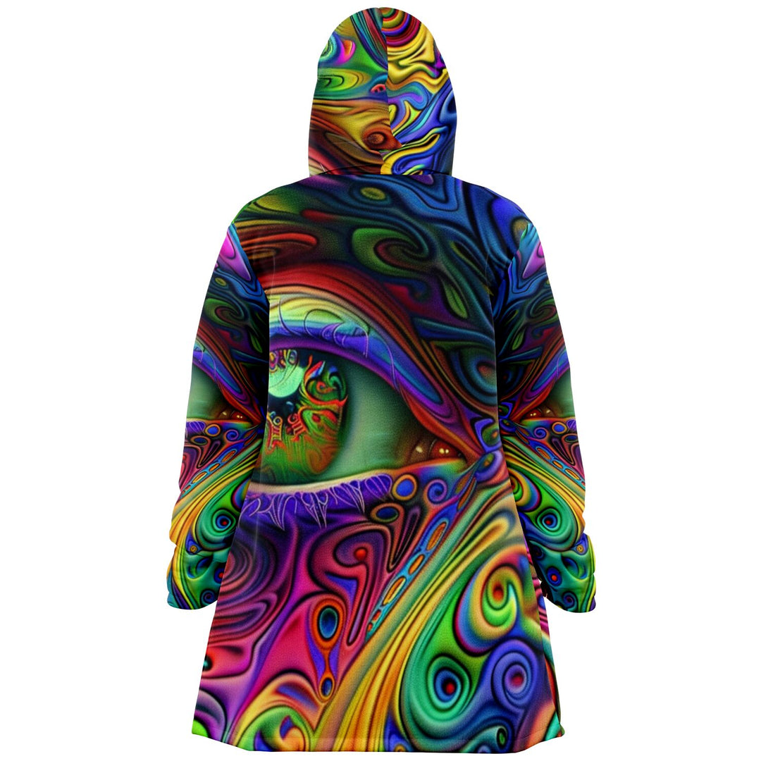 TRIPPY EYE Microfleece Cloak - AOP