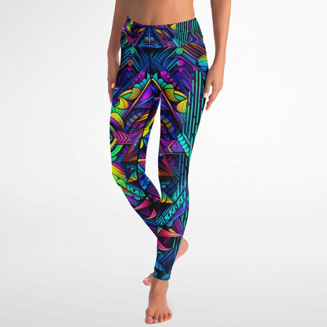 CYBER LINES Yoga Leggings