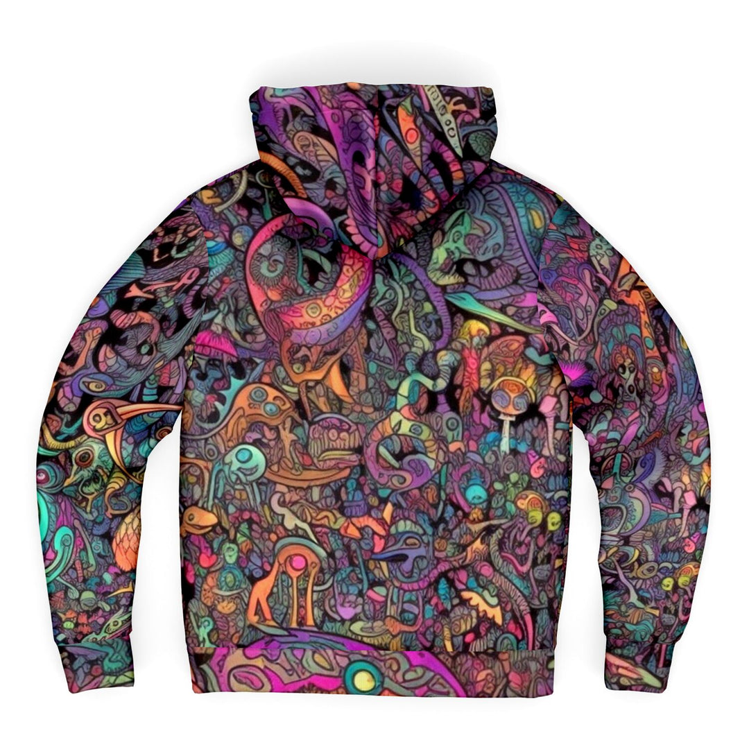 ZIGZAG Microfleece Ziphoodie - AOP