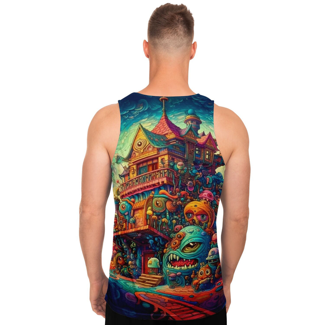 MONSTER HOUSE Unisex Tank Top