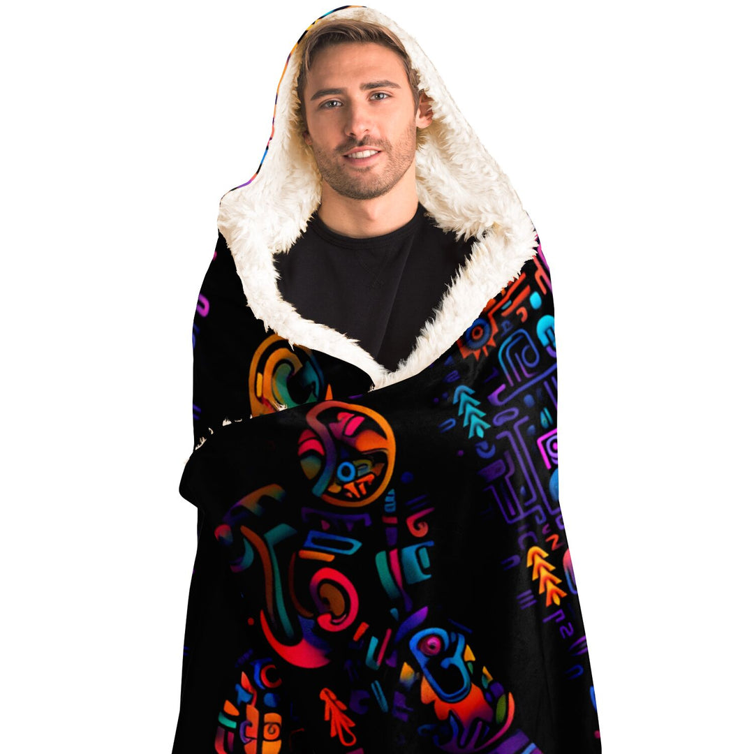 ARTIFACT Hooded Blanket - ACIDMATH AI