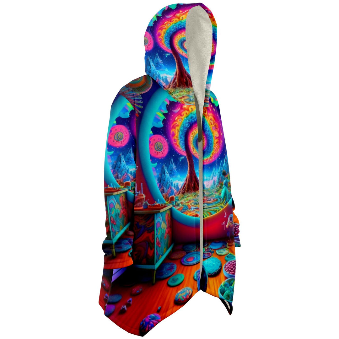 SWIRLY Microfleece Cloak