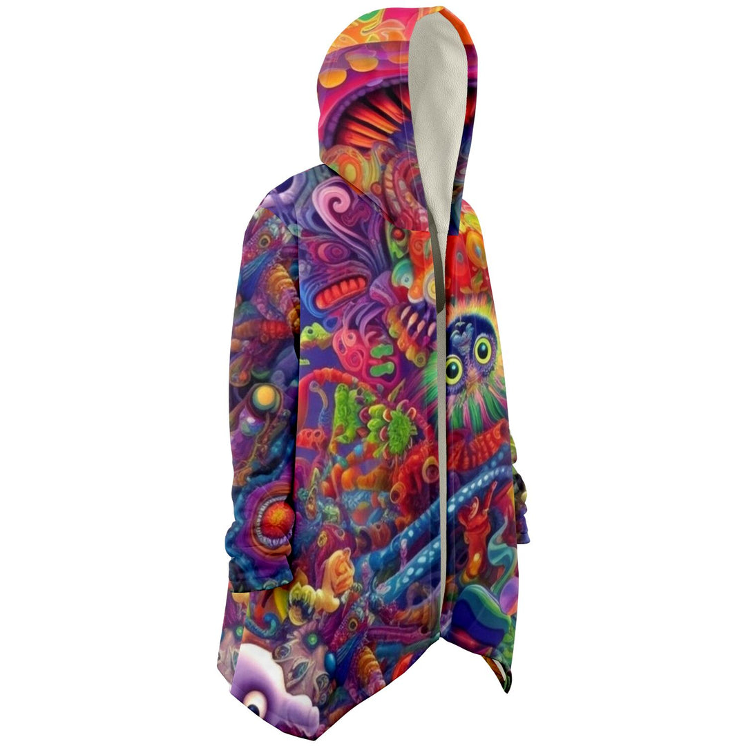 SPANGLISH Microfleece Cloak - AOP