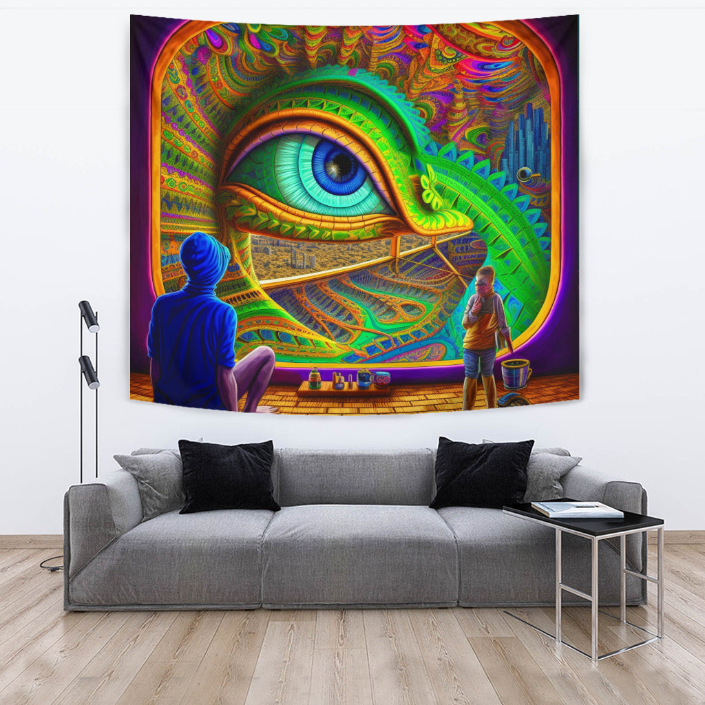 EYE SWIRL TAPESTRY