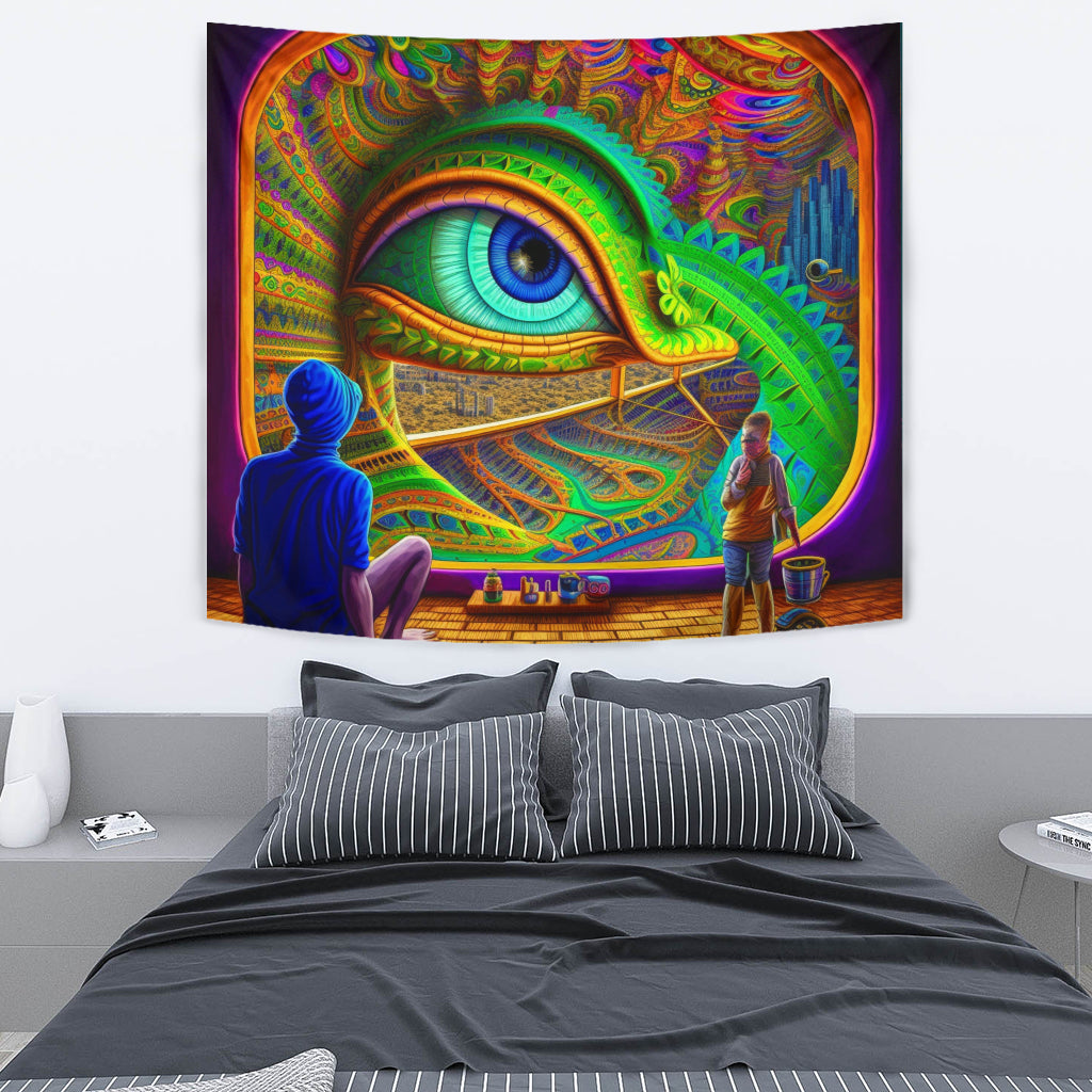 EYE SWIRL TAPESTRY