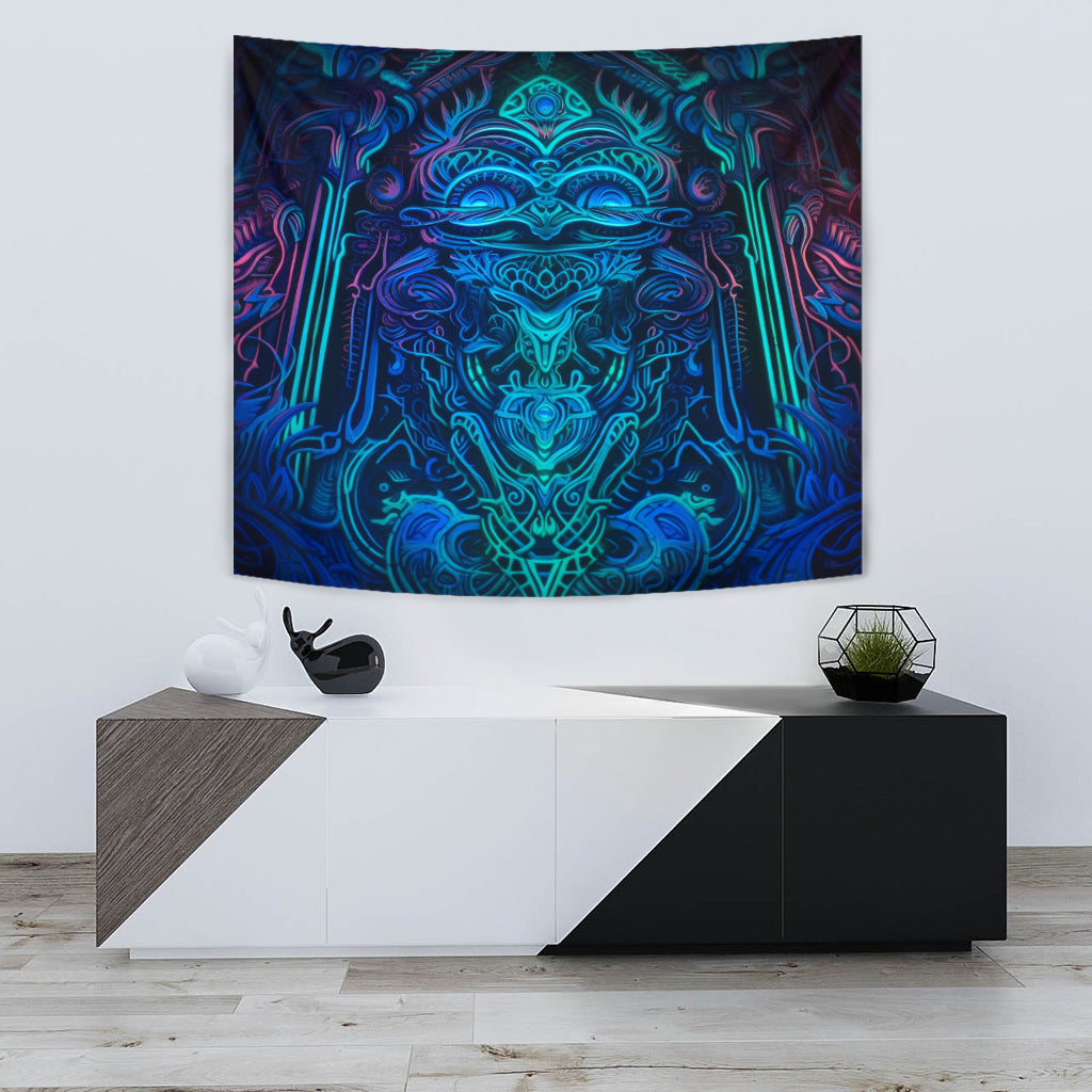 BUDDHA MEDITATES TAPESTRY