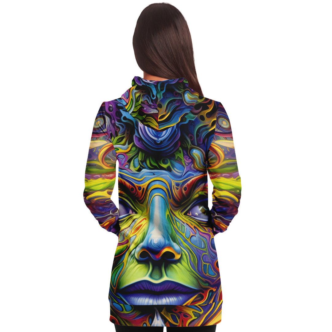 MYSTIC GIRL  Fashion Longline Hoodie