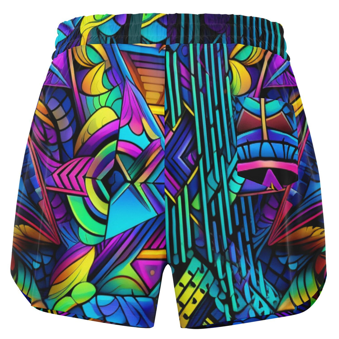 FRESH CYBER BEACH Fashion Loose Shorts