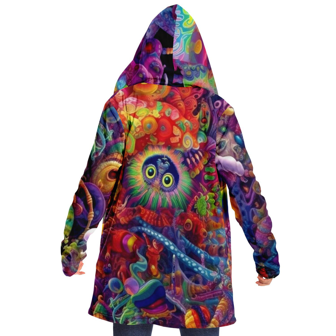 SPANGLISH Microfleece Cloak - AOP