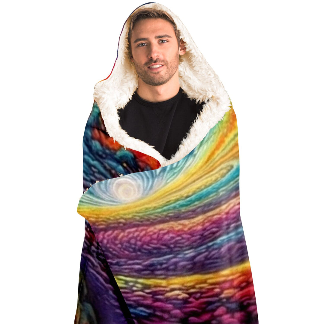 HEAVENLY STAIRWAY Hooded Blanket