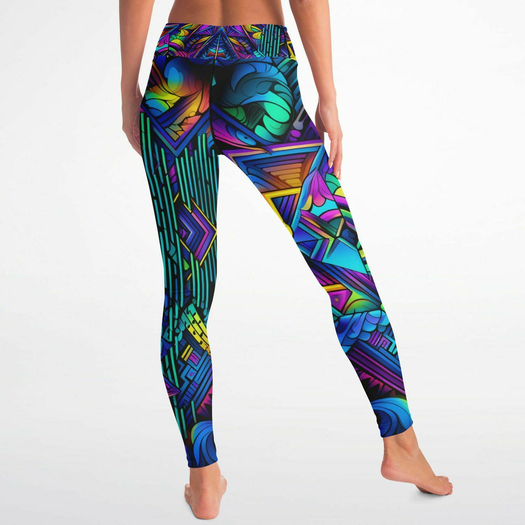 CYBER LINES Yoga Leggings