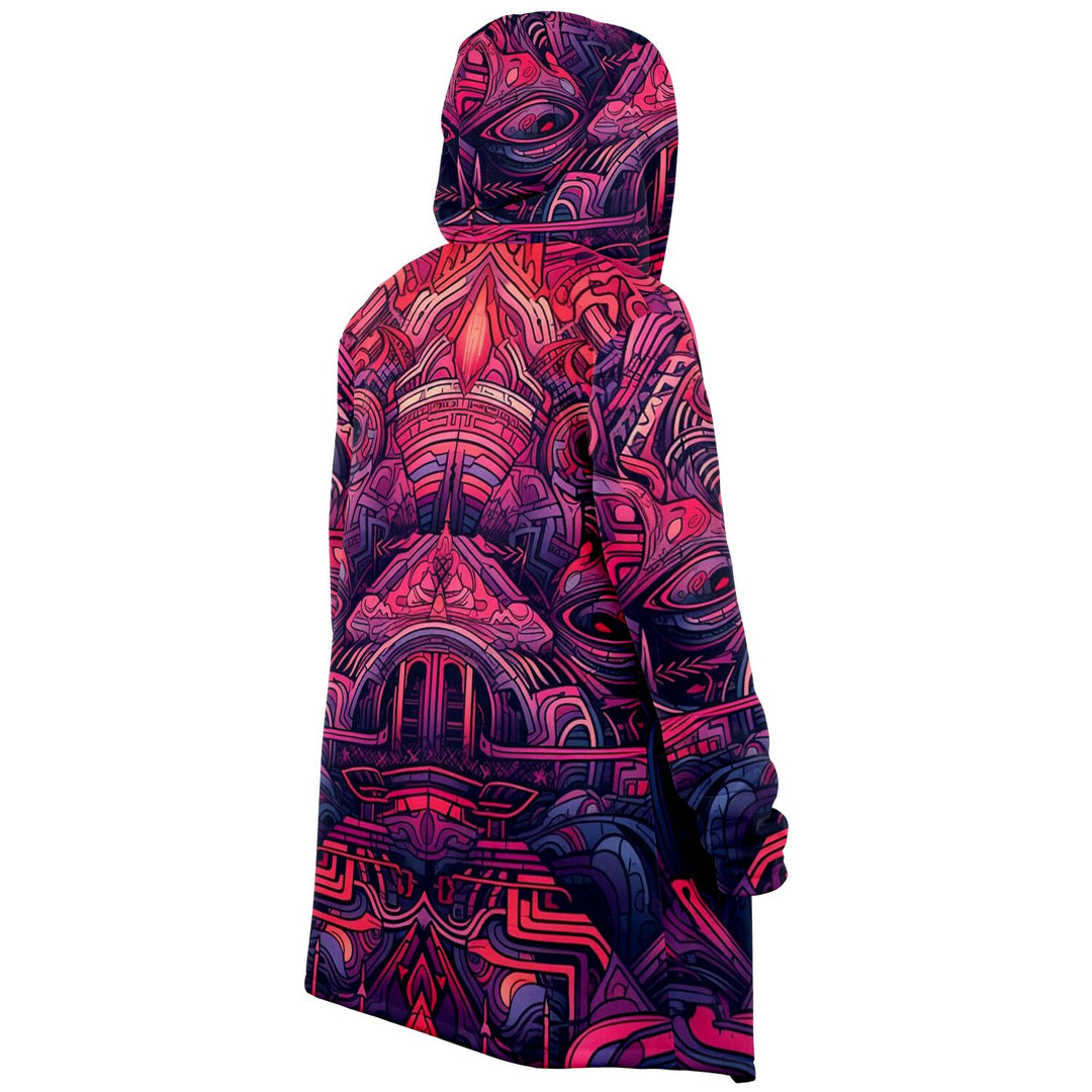 MAGENTA ROBOT Microfleece Cloak