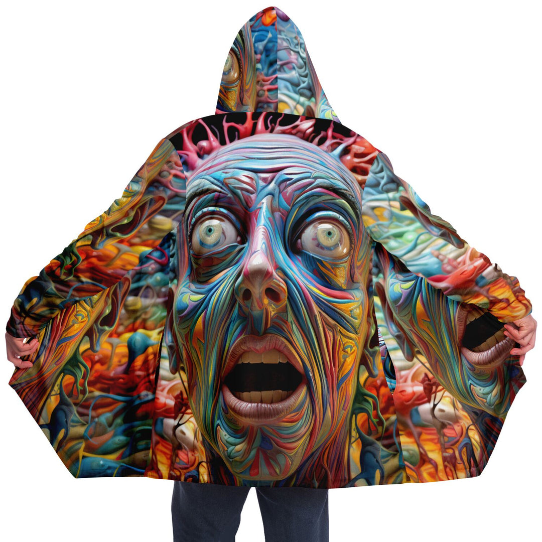 WOAH FACE Microfleece Cloak