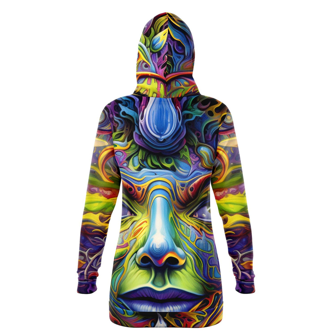 MYSTIC GIRL  Fashion Longline Hoodie