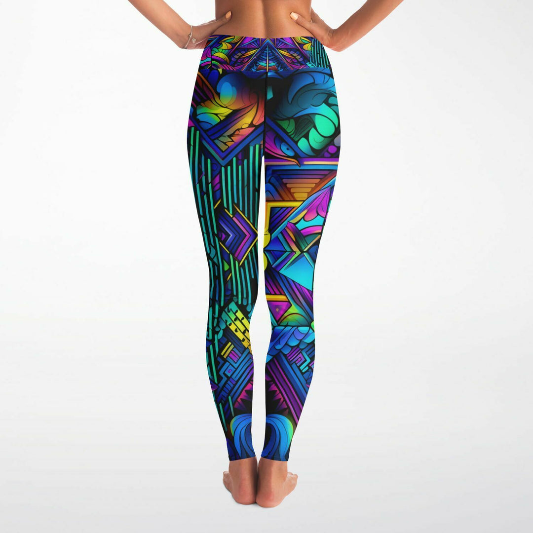 CYBER LINES Yoga Leggings