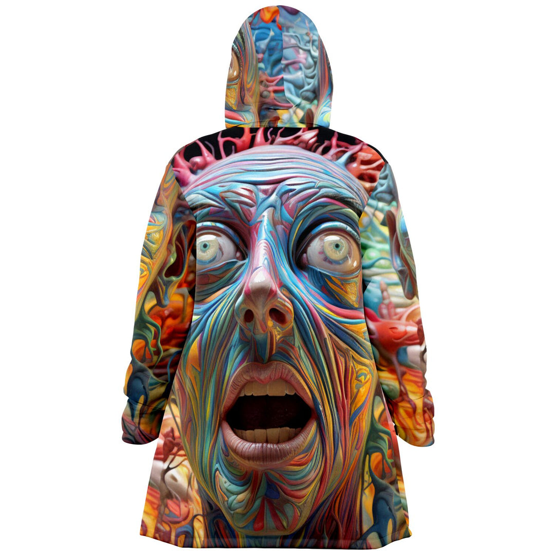 WOAH FACE Microfleece Cloak