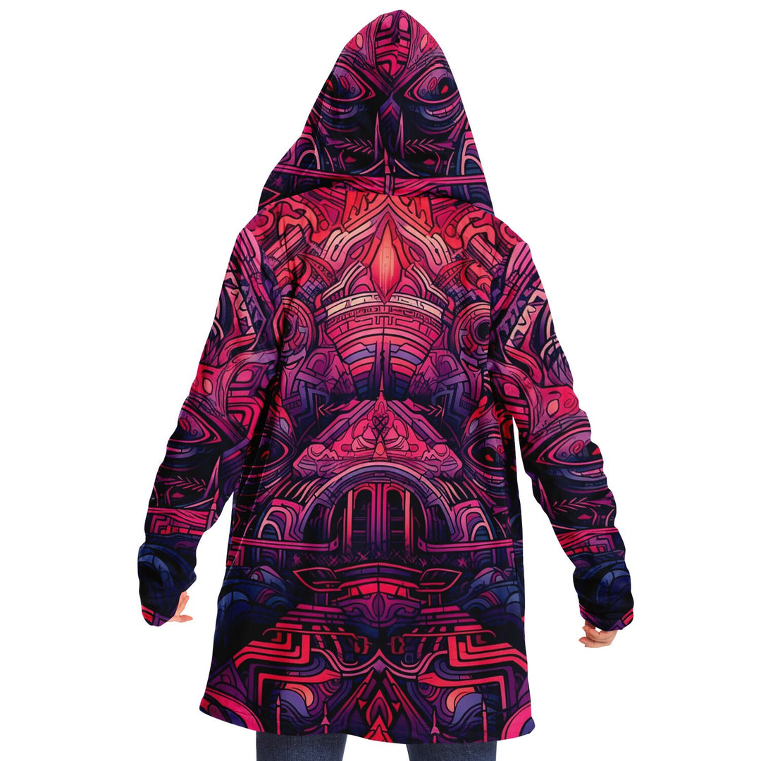 MAGENTA ROBOT Microfleece Cloak