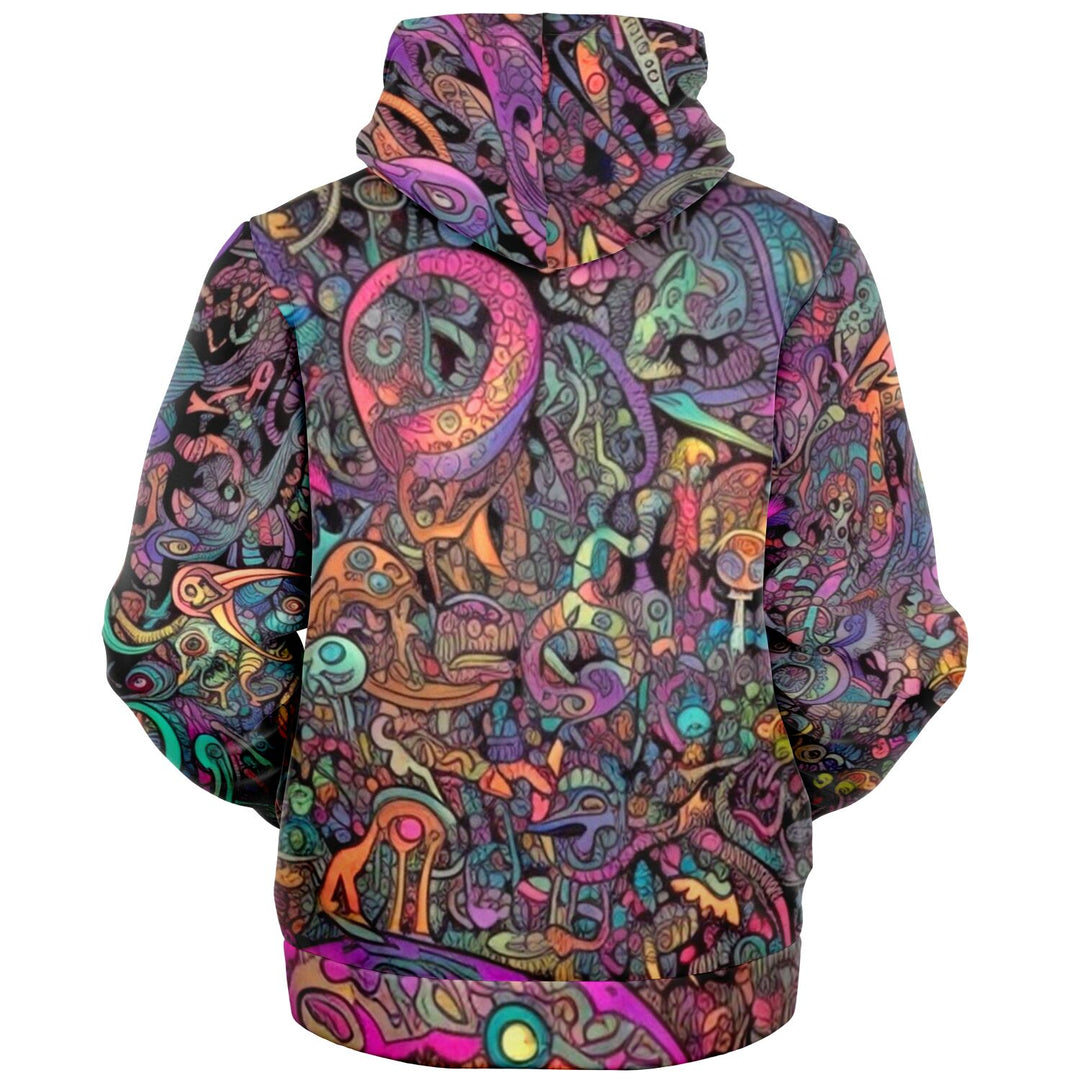 ZIGZAG Microfleece Ziphoodie - AOP