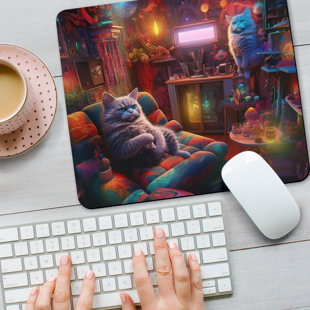 KITTY CHILL MOUSE PAD