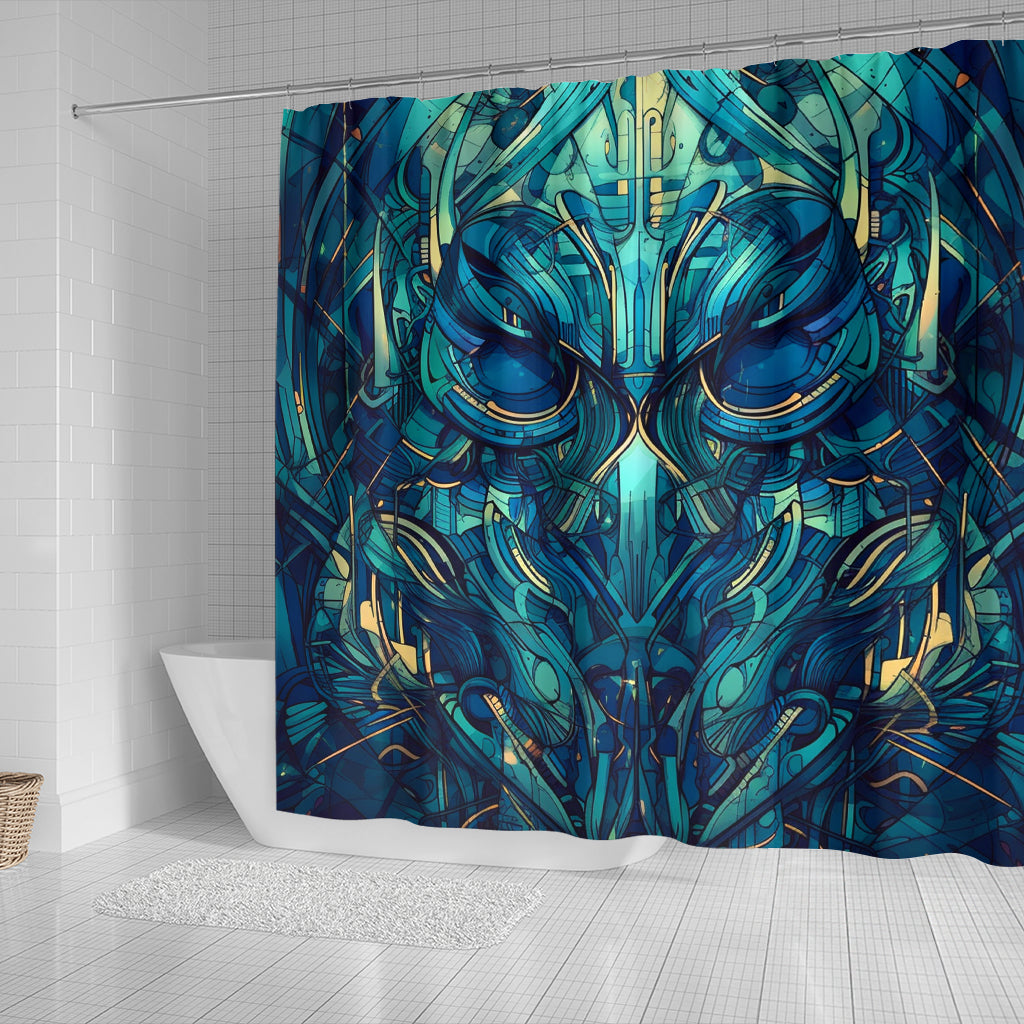 ALIENOID SHOWER CURTAIN