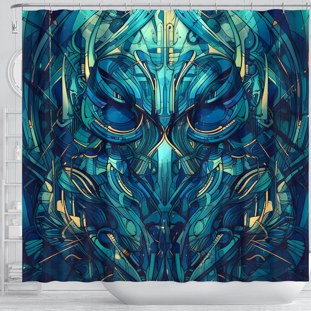 ALIENOID SHOWER CURTAIN