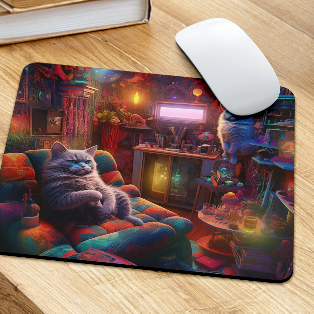 KITTY CHILL MOUSE PAD