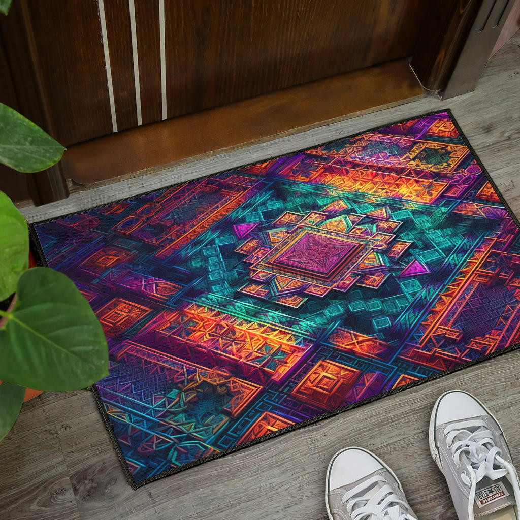 FRACTAL VIEW DOOR MAT