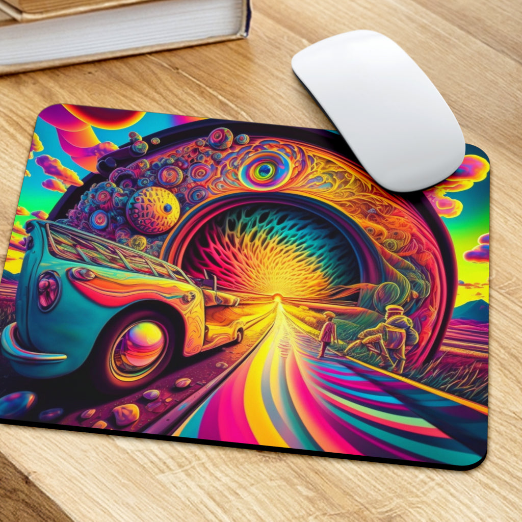 DRIVING HOME MOUSE PAD