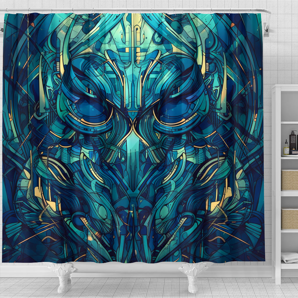 ALIENOID SHOWER CURTAIN