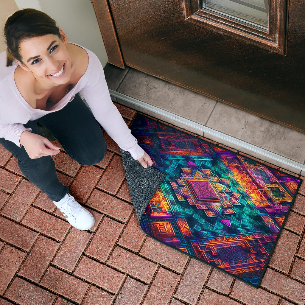 FRACTAL VIEW DOOR MAT