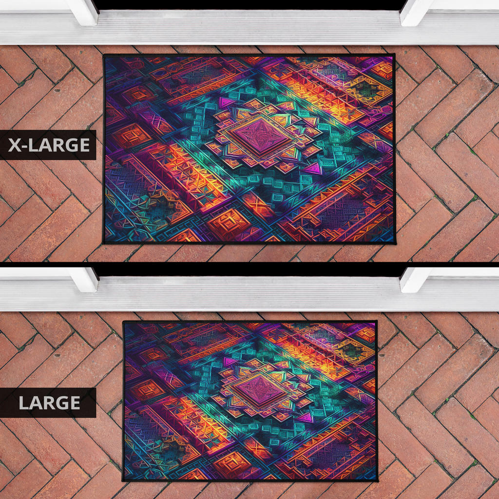 FRACTAL VIEW DOOR MAT