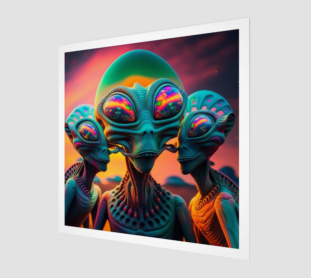 ALIENS ART PRINT