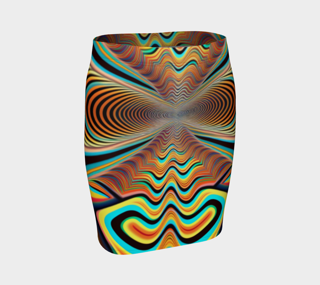 ILLUSIONS FITTED SKIRT