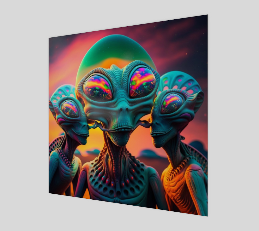 ALIENS ART PRINT